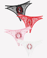 FBriefs Embroidered Thongs Panties